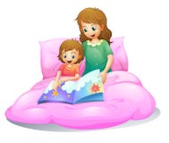 Maman et gosse illustration libre de droits Maman et gosse illustration libre de droits