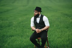 Man with a beard Royalty Free Stock Image Man with a beard Royalty Free Stock Image