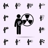 man with biochemical degree icon. Universal set of student degree for website design and development, app development stock illustration man with biochemical degree icon. Universal set of student degree for website design and development, app development stock illustration