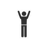 Man icon flat royalty free illustration Man icon flat royalty free illustration
