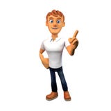Man having idea stock illustration Man having idea stock illustration