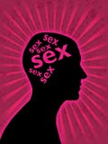 Man Head Silhouette Stock Photography Man Head Silhouette Stock Photography