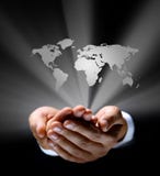Man Holding A Glowing Earth Globe Royalty Free Stock Photos Man Holding A Glowing Earth Globe Royalty Free Stock Photos