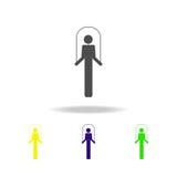 a man with a jumper multicolored icons. Element of sport multicolored icons Can be used for web, logo, mobile app, UI, UX royalty free illustration a man with a jumper multicolored icons. Element of sport multicolored icons Can be used for web, logo, mobile app, UI, UX royalty free illustration