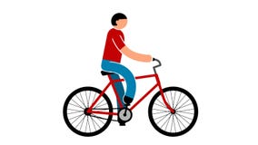 A Man Riding Bicycle Stock Video Video Of Caused Earth 159351659