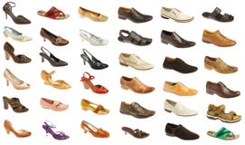 Man S And Female Footwea Stock Photos Man S And Female Footwea Stock Photos