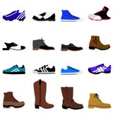 Man Shoes Set Stock Photo Man Shoes Set Stock Photo