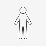 Cartoon Man Icon. Person Design. Vector Graphic Stock Vector
