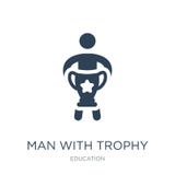man with trophy icon in trendy design style. man with trophy icon isolated on white background. man with trophy vector icon simple royalty free illustration man with trophy icon in trendy design style. man with trophy icon isolated on white background. man with trophy vector icon simple royalty free illustration