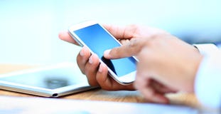 Man using mobile smart phone royalty free stock photo Man using mobile smart phone royalty free stock photo