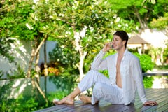 Man Using Phone Royalty Free Stock Photos Man Using Phone Royalty Free Stock Photos