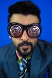 Man wearing big sunglasses royalty free stock images Man wearing big sunglasses royalty free stock images