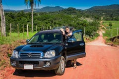 Man in the wilderness of Paraguay royalty free stock photography Man in the wilderness of Paraguay royalty free stock photography