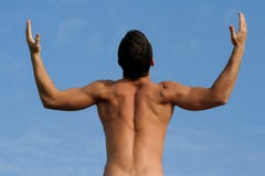 Man With A Body Builder Stock Photography Man With A Body Builder Stock Photography