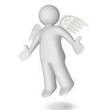 Man With Angel Wings Royalty Free Stock Photos
