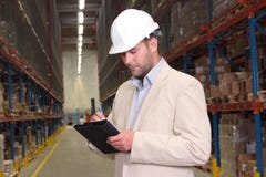 Manager Checking Stocks Royalty Free Stock Image Manager Checking Stocks Royalty Free Stock Image