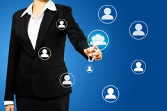Managing your contact network royalty free stock photo Managing your contact network royalty free stock photo