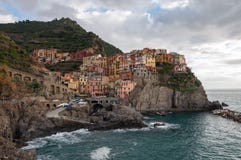Manarola в Cinque Terre, Италии стоковые фото Manarola в Cinque Terre, Италии стоковые фото