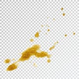 Mancha del movimiento de la mancha del chapoteo de la pintura del oro, movimiento del cepillo Textura que brilla del oro abstract ilustración del vector Mancha del movimiento de la mancha del chapoteo de la pintura del oro, movimiento del cepillo Textura que brilla del oro abstract ilustración del vector