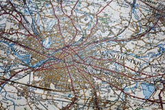 Manchester area old map Royalty Free Stock Images Manchester area old map Royalty Free Stock Images
