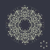 Mandala Design Forma resumida inspirada por tribal ilustración del vector Mandala Design Forma resumida inspirada por tribal ilustración del vector