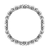Mandala. Ethnic decorative round element. Hand drawn lacy patterned frame. Stock Illustration Mandala. Ethnic decorative round element. Hand drawn lacy patterned frame. Stock Illustration