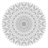 Mandala für Malbuchseite Zusammenfassung dekoratives rundes orname vektor abbildung Mandala für Malbuchseite Zusammenfassung dekoratives rundes orname vektor abbildung