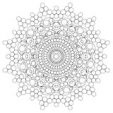 Mandala Intricate Patterns Black and White Good Mood. vector illustration Mandala Intricate Patterns Black and White Good Mood. vector illustration