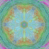 Mandala pastel decorativa redonda no estilo étnico ilustração royalty free Mandala pastel decorativa redonda no estilo étnico ilustração royalty free
