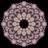 Mandala projekt, ornamentacyjny artystyczny round wzór royalty ilustracja Mandala projekt, ornamentacyjny artystyczny round wzór royalty ilustracja