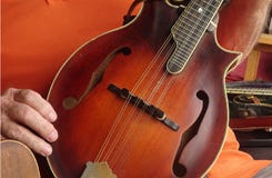 Mandolino-annata immagine stock Mandolino-annata immagine stock