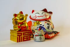 Maneki Neko - ιαπωνική γάτα υποδοχής στοκ φωτογραφίες Maneki Neko - ιαπωνική γάτα υποδοχής στοκ φωτογραφίες