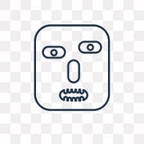 Mangez l'icône de vecteur de sourire d'isolement sur le fond transparent, linéaire illustration de vecteur Mangez l'icône de vecteur de sourire d'isolement sur le fond transparent, linéaire illustration de vecteur