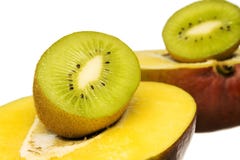 Mango And Kiwi Stock Images