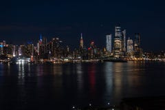 Manhattan Cityscape Sunset2 royalty free stock photos Manhattan Cityscape Sunset2 royalty free stock photos