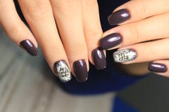 manicure of nails stock image manicure of nails stock image