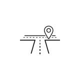 Manière, emplacement, icône de direction Élément d'icône de navigation de Web pour des applis mobiles de concept et de Web Manièr illustration libre de droits Manière, emplacement, icône de direction Élément d'icône de navigation de Web pour des applis mobiles de concept et de Web Manièr illustration libre de droits