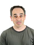 Mann, der dummes Gesicht bildet Lizenzfreies Stockbild Mann, der dummes Gesicht bildet Lizenzfreies Stockbild