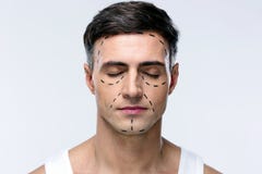 Mann mit geschlossenen Augen lizenzfreies stockfoto Mann mit geschlossenen Augen lizenzfreies stockfoto