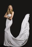 Mannequin Wedding Bride Dress, Vrouwenschoonheid in Witte Toga royalty-vrije stock afbeeldingen Mannequin Wedding Bride Dress, Vrouwenschoonheid in Witte Toga royalty-vrije stock afbeeldingen