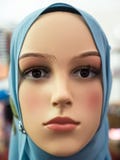 Mannequin With Head Scarf Stock Photo