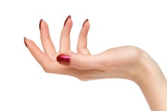 Mano di sostegno della donna Fotografie Stock Mano di sostegno della donna Fotografie Stock