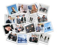 Many business photos, collage