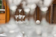 Many glasses stock images Many glasses stock images
