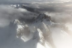 Mystic summits - aerial view stock images Mystic summits - aerial view stock images
