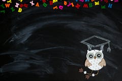 Many multicolored letters isolated on blackboard royalty free stock image Many multicolored letters isolated on blackboard royalty free stock image