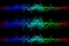 Many Multicolored Signals Lining Up together royalty free illustration Many Multicolored Signals Lining Up together royalty free illustration