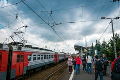 Sergiyev Posad Railway Station in Russia. stock images Sergiyev Posad Railway Station in Russia. stock images