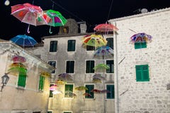 Many umbrellas flying in the air royalty free stock photos Many umbrellas flying in the air royalty free stock photos