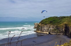Maori Bay - Muriwai-Strand Auckland Neuseeland stockbild Maori Bay - Muriwai-Strand Auckland Neuseeland stockbild